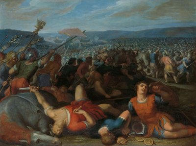 The Batavians Defeating the Romans on the Rhine, 1600-13 by Otto van Veen
